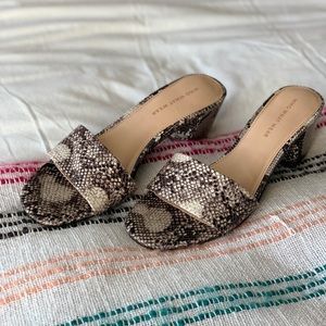 Who What Wear snake sandal Heels